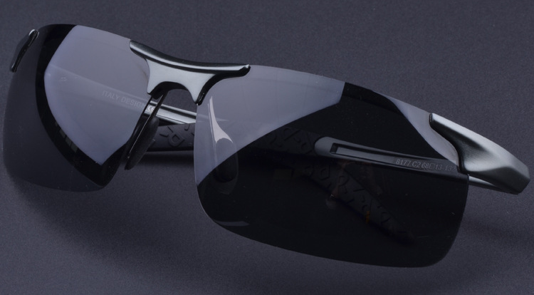 Klassische Retro-Sonnenbrille für Herren mit Farbwechsel und Nachtsicht aus Aluminium und Magnesium beim Fahren, Reiten, Schießen auf der Straße, polarisiert_voghion.com