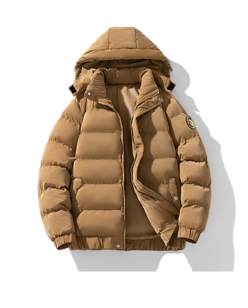 cotton padded jacket for men 2023 winter new thickened warm loose hooded down padded jacket_voghion.com