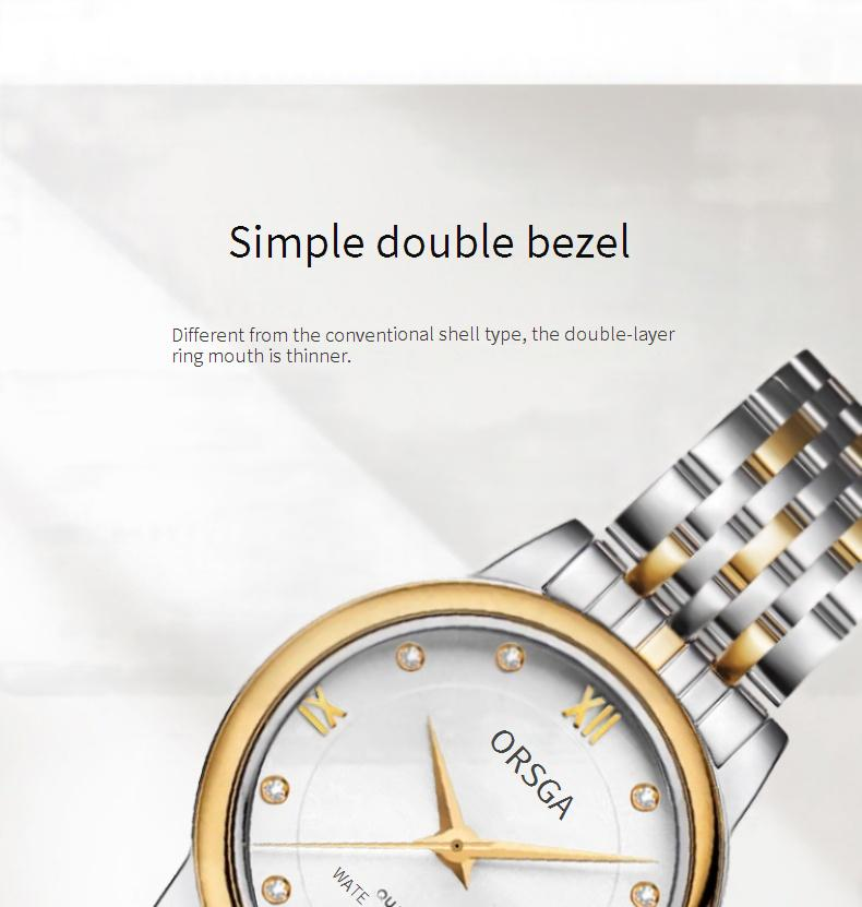 Orologi al quarzo, orologi da coppia di alta gamma, con calendario, orologi da lavoro, in oro e diamanti, per uomo e donna._voghion.com