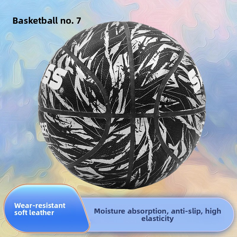 Premium PU 7-Size Basketball – Durable Outdoor/Indoor Game Ball With Custom Logo Options (Includes Air Pump + Needle + Net)_voghion.com