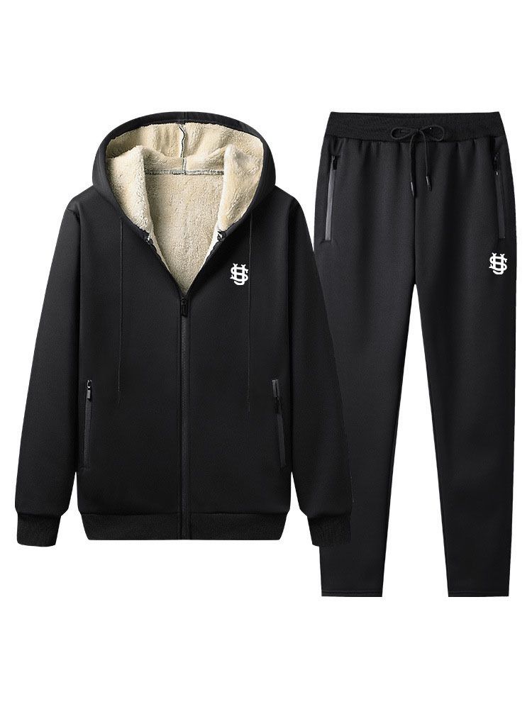 Hochwertiger, dicker Wintermantel für Herren – Langarm-Oberbekleidung aus Polyester mit Kapuze und entspannter Passform, Business-Casual-Stil (Grau, Schwarz)_voghion.com