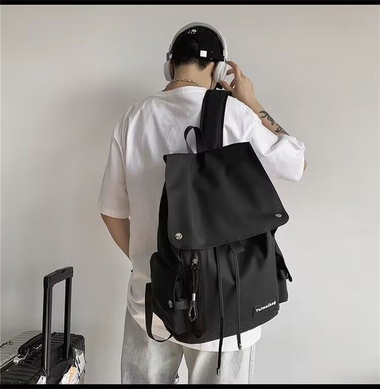 Borsa a tracolla doppia di grande capacità in stile giapponese per studenti universitari, adatta per viaggi informali_voghion.com