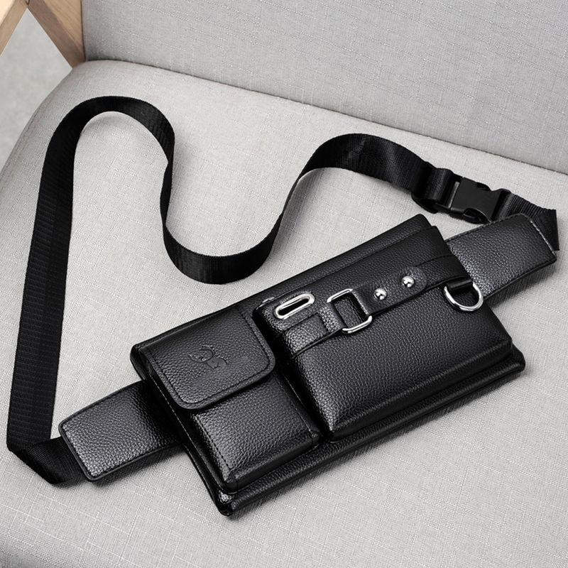Retro Leder für Damen und Herren, Hüfttasche, Gürteltasche_voghion.com