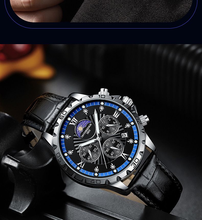 Hot Selling Popular 2024 Men's Sports Multi Functional Non Mechanical Quartz Watch, Personalized Business Watch_voghion.com