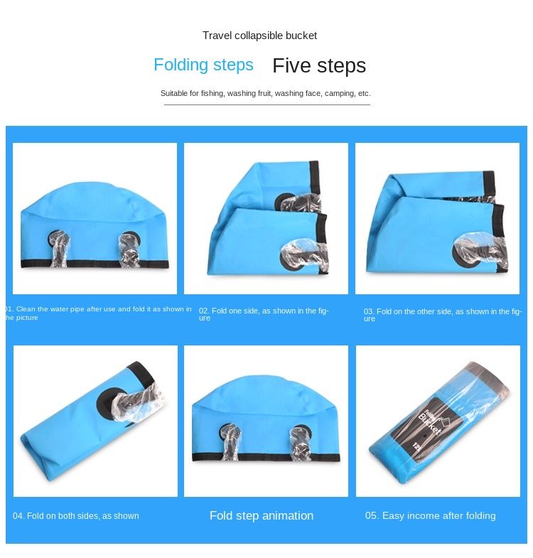 12L 20L Waschbecken-Waschbeutel Autowascheimer Tragbar Outdoor Reise Faltbar Wasser Multifunktional Faltbar_voghion.com