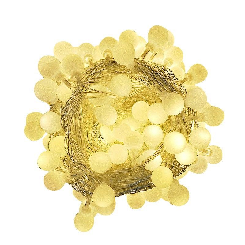 Luci decorative a LED piccole e colorate per bancarelle, stelle, campeggio, atmosfera, Natale, cortile, festival, batteria_voghion.com