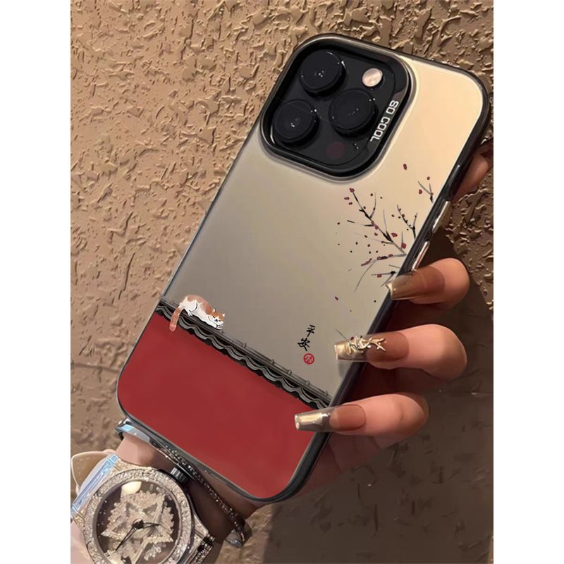 Xiaomi POCO C65 C40 M3 M6 X6 X5 Redmi Note 14 13 13T 12 11S 10 10S 9 11 Lite NE A1 A2 9A 6A 13C 12C 10C X3 NFC Pro Piękny chiński styl etui na kota_voghion.com