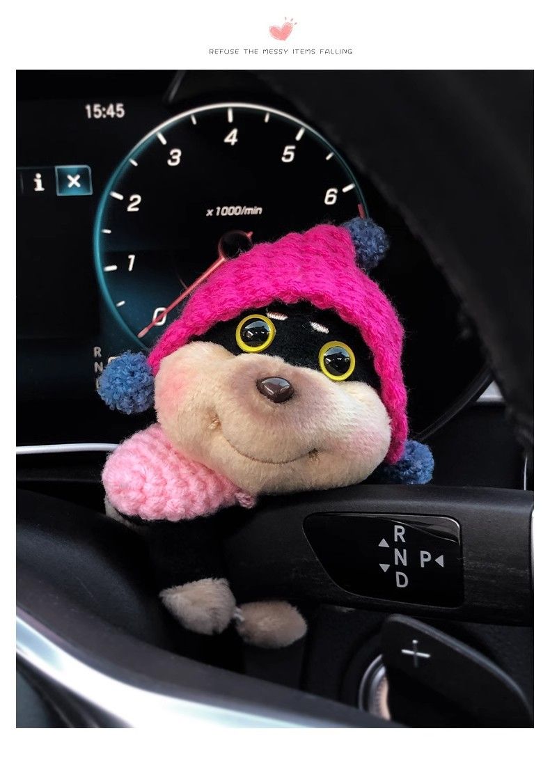 Niedliche Biene Hund Neue Auto Windschutzscheibe Dekoration Plüsch Puppe Wischer Universal Blinker Licht Für Frauen_voghion.com