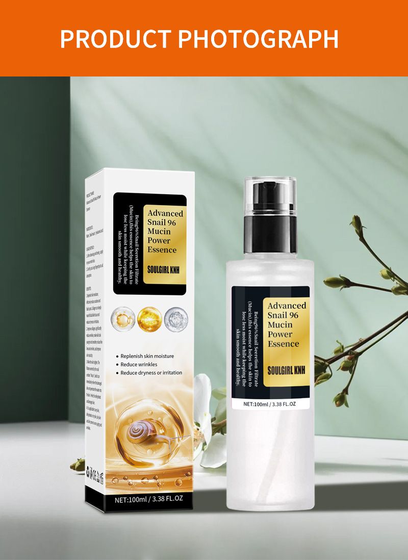Serum Collagen Snail Face Essence Original Solution spendet Feuchtigkeit und hellt den Hautton auf_voghion.com