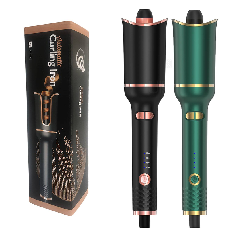 Stick de ondulare a apei pentru leneși de acasă, băț de ondulare în formă de trandafir în formă de spirală cu dublu scop uscat și umed, complet automat_voghion.com