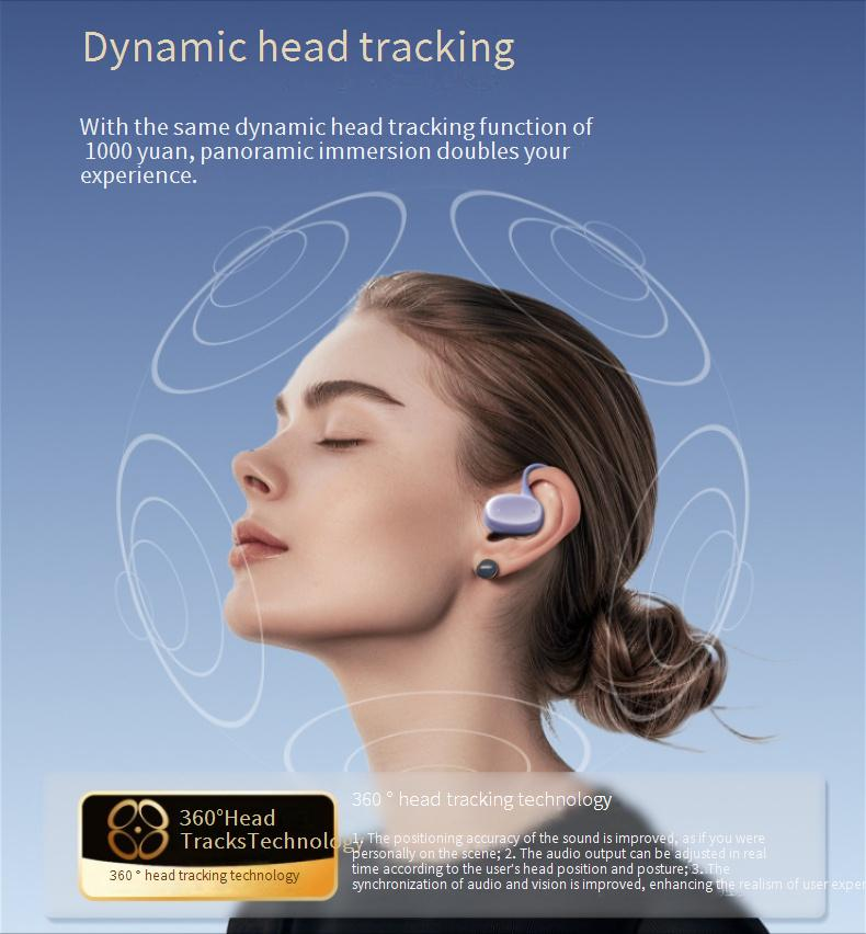 Consumer Electronics New Ear Hanging Bluetooth Headset Noise Reduction Running Sports OWS Open Wireless Bluetooth Headset_voghion.com