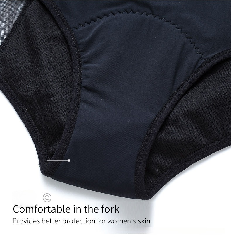 3 Pcs High Flow Menstrual Period Panties Women Postpartum Underwear Seamless Lace 4 Layer Plus Size Lingerie Leak Proof Pants_voghion.com