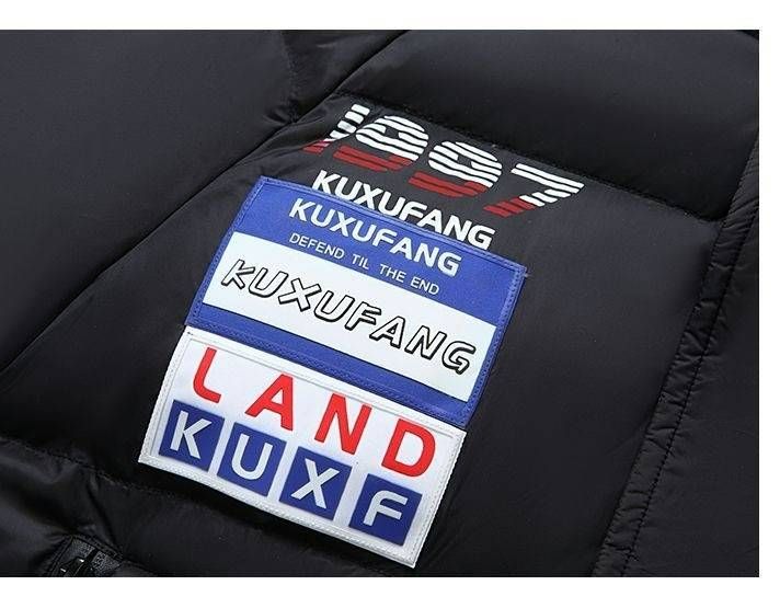 Men's Clothing 25 Autumn And Winter New Embroidered Chest Label Us Printing Loose Detachable Hooded Warm Thickened Cotton Jacket_voghion.com