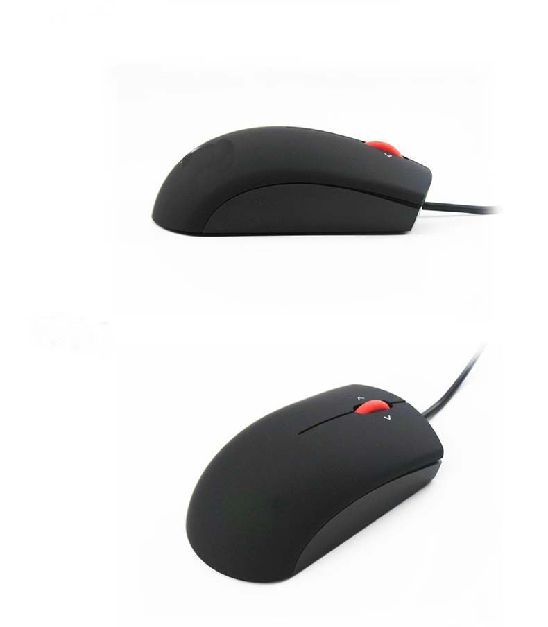 Kabelgebundene Maus M120 Desktop-Computer Stumm Laptop Für Home M20 Photoelektrisches Spiel Büro USB Big Red Dot_voghion.com