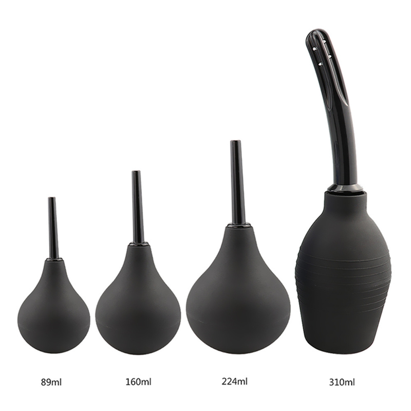 Lampadina medica siringa irrigatore per clistere di gomma detergente per doccia femminile per giocattoli anali per l'igiene femminile_voghion.com