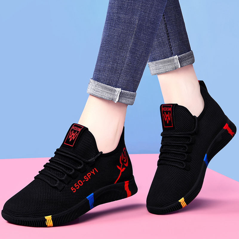 Mesh Sports Shoes For Women, Spring/summer/autumn 2025 New Breathable Mesh Casual Shoes, Lightweight And Soft Soles_voghion.com