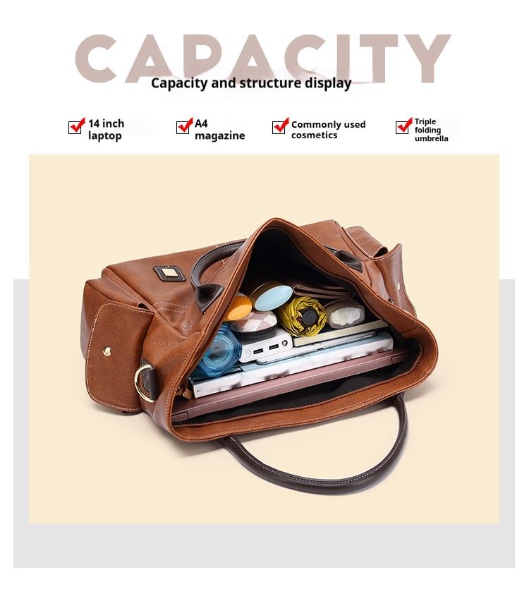 Borsa a tracolla da donna, borsa a mano in pelle PU, alla moda, con tracolla regolabile_voghion.com