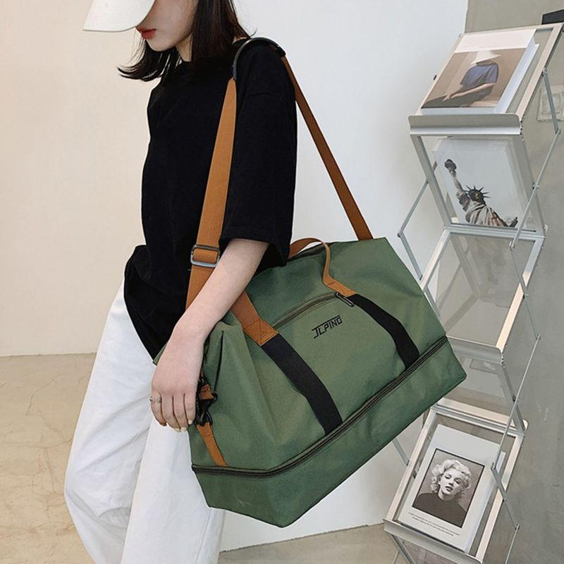Lihao Reisetasche, unabhängiger Schuhhalter, wiederverwendbar, starke Tragkraft, Aufbewahrung, spritzwassergeschützt, trocken, nass, Outdoor, Fiess-Tasche, Reise_voghion.com