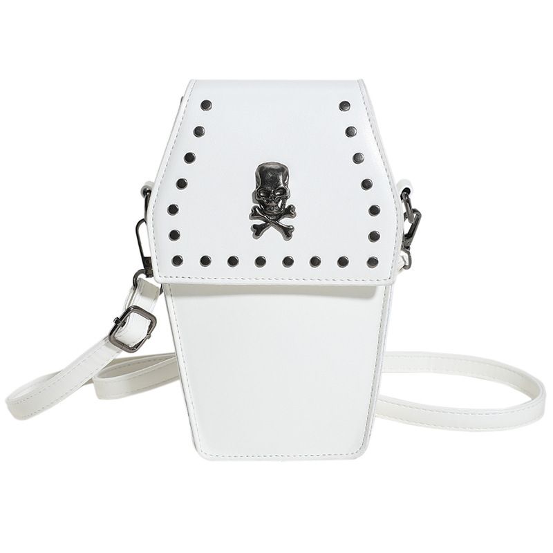 Women's New Gothic Style Rivet Chain Shoulder Crossbody Niche Design Personality Phone Bag_voghion.com