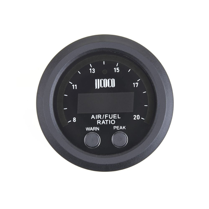 12V 52mm automotive universal air-fuel ratio instrument kit wide range oxygen sensor_voghion.com