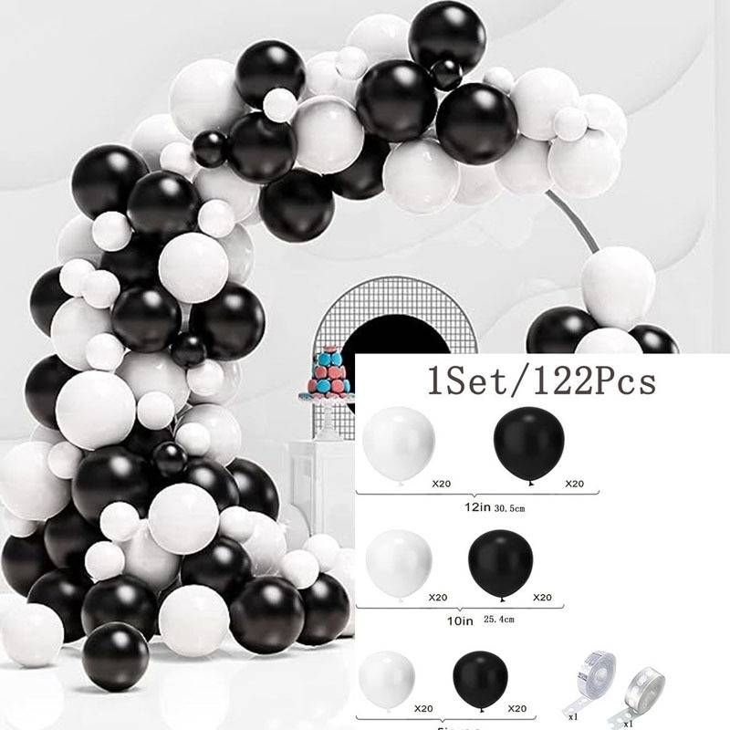 Wedding Birthday Balloon Decor Kit 150pcs Premium Balloons With Arch Frame Garland String For Bridal Room Party New Year Decoration_voghion.com