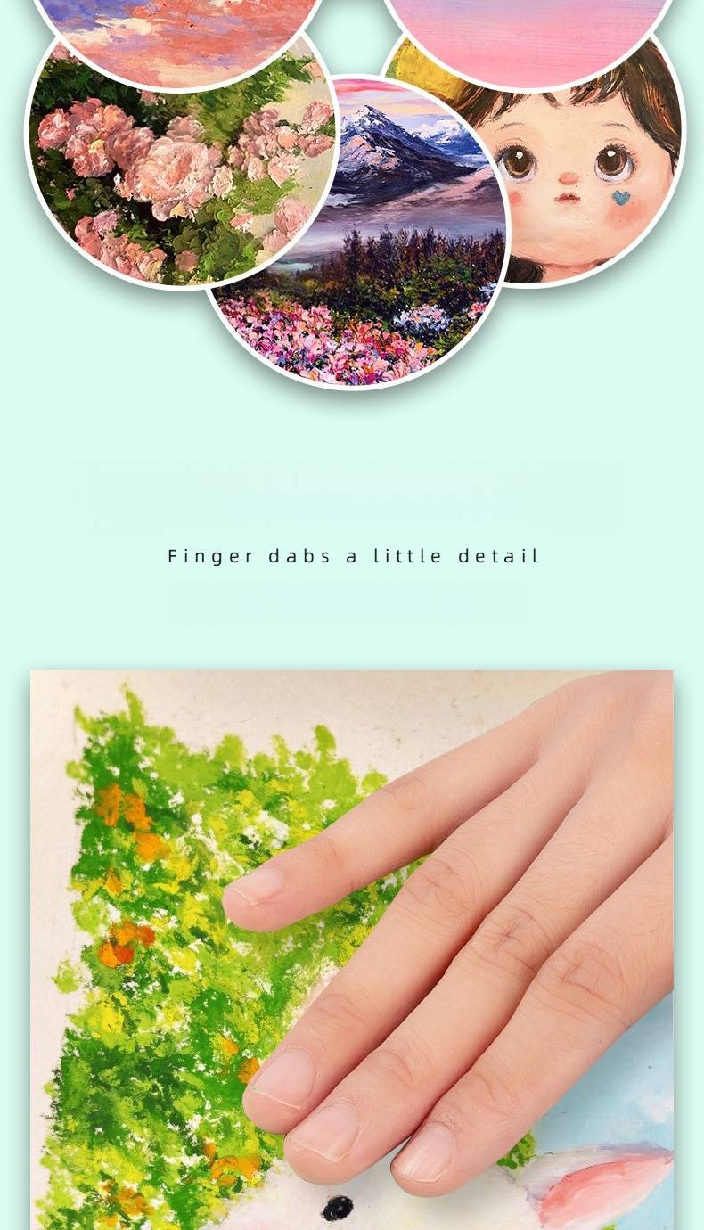 Ultra-Soft Non-Toxic Oil Pastels Set - 24/36 Vibrant Colors For Kids & Artists, Mess-Free Drawing & Painting, Safe Wax Crayons For Sketching, Doodling_voghion.com