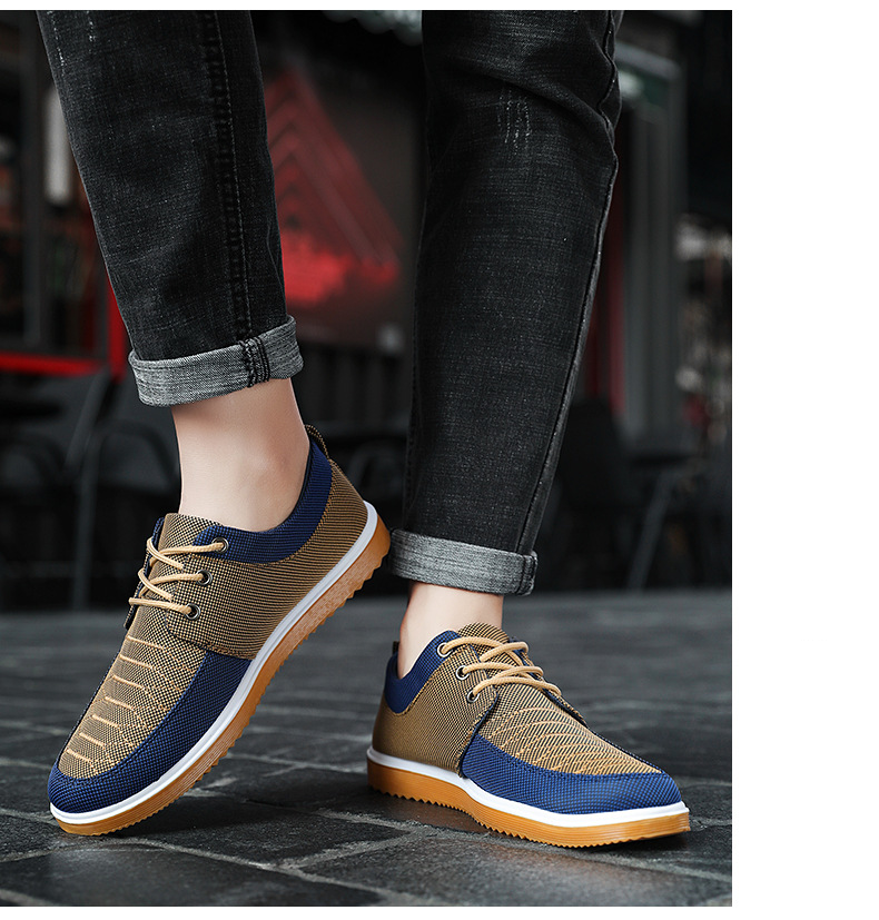 Men's Classic Beijing Cloth Shoes - Breathable Anti-Slip Work Shoes With Rubber Sole For Spring/Autumn - Comfortable Casual Kung Fu Shoes For Dad_voghion.com