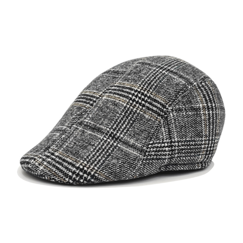Cappelli da uomo di nuovo stile, per persone di mezza età e anziani, cappello invernale caldo, vecchio cappello a becco d'anatra, berretto spesso, paraorecchie, papà e nonno_voghion.com