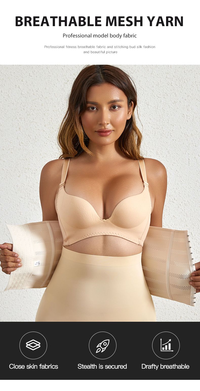 Damen Bauchweggürtel Sport Taille Bauchformungsgürtel Postpartale Körperformung Kleidung Taillenabnehmen Bauchreduzierungsgürtel_voghion.com