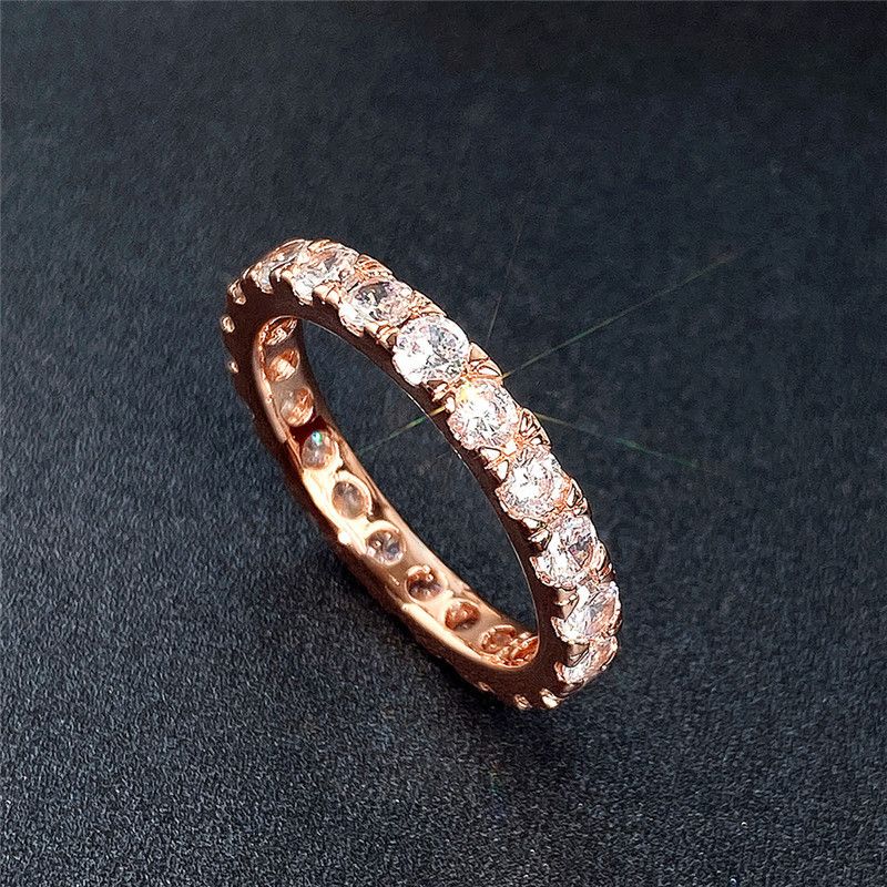 Finger Ring For Women Shiny Cubic Zirconia Delicate Female Accessories Versatile Jewelry Gifts_voghion.com