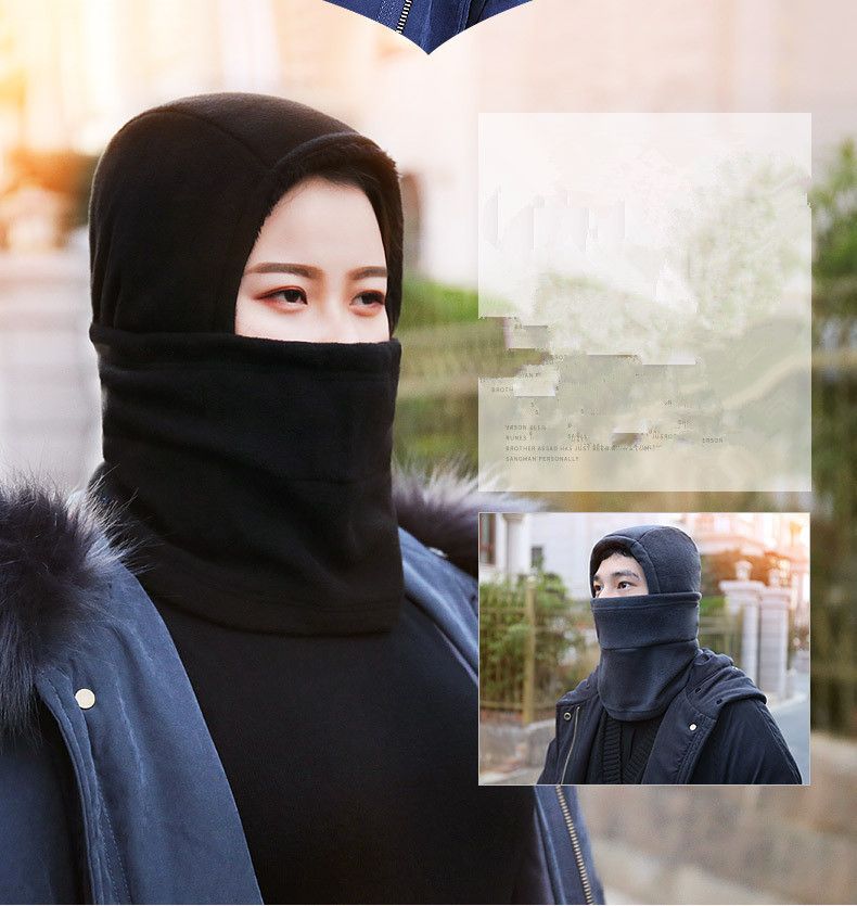 Winter-Gesichtsmaske für Outdoor-Reiten, winddicht, mit fliegendem Tigerhut, Fleece-Mütze, dicke warme Schneemütze, Maske_voghion.com