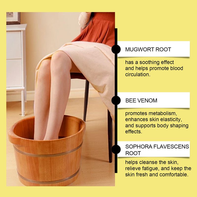 Fußbadperlen mit Bienengift wärmen und befeuchten den Körper, straffen die Haut und formen den Körper. Tägliche Pflege mit Fußbadperlen_voghion.com