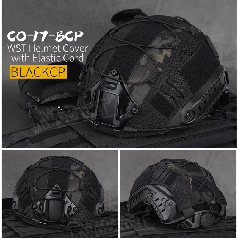Copertura per casco da combattimento mimetica per fucile ad aria compressa, caccia militare da combattimento CS FAST PJ/BJ/MH, accessori per casco ad alto taglio, espansione_voghion.com