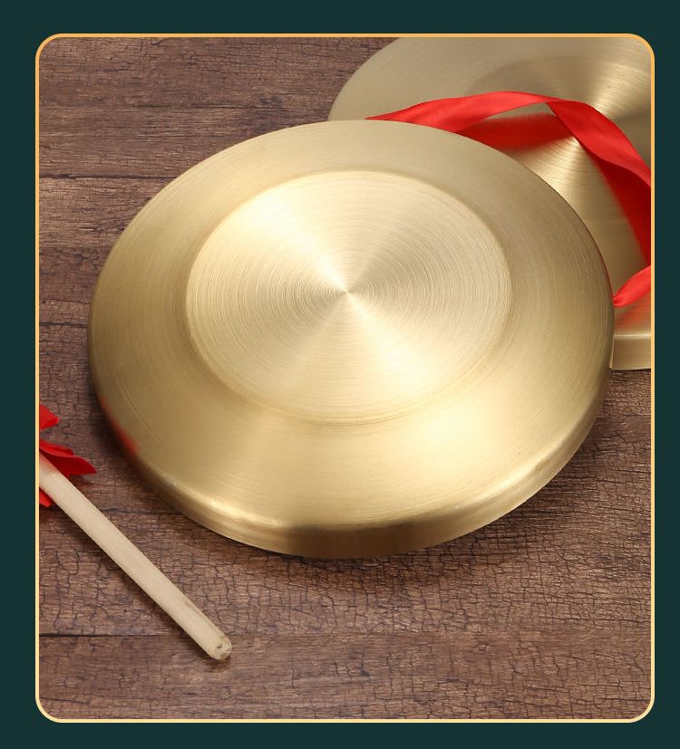 Copper-Plated Alloy Road Opening Steel High Volume Flood Prevention Warning Gong Drum Kindergarten Three-Sentence Half_voghion.com