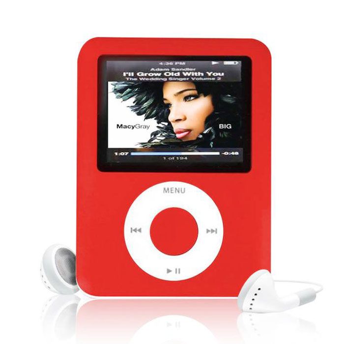 MP4 de alta qualidade com fones de ouvido, tela LCD de 1,8 polegadas, mídia, videogame, filmes, rádio FM, reprodutor de música MP4 de 3ª geração_voghion.com