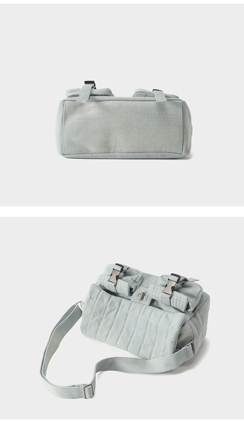Korean Multi-pocket Armpit Large 2025 Spring And Summer New Casual Sports Crossbody Bag Retro Toast Bag Fashionable Versatile_voghion.com
