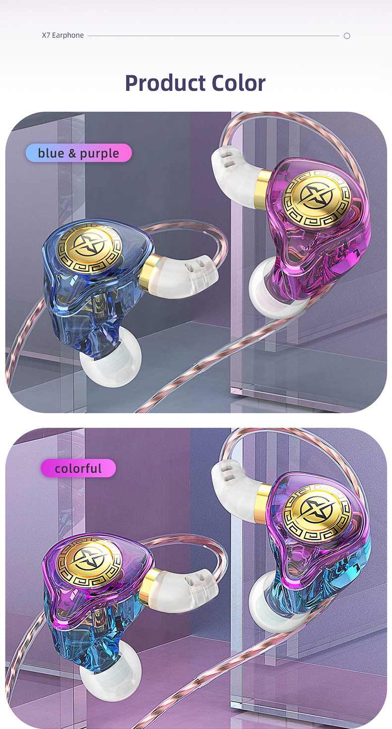 Écouteurs à pilote dynamique à double cavité de 10MM et à diaphragme LCP, écouteurs sonores de fidélité en cristal pour musiciens audiophiles_voghion.com