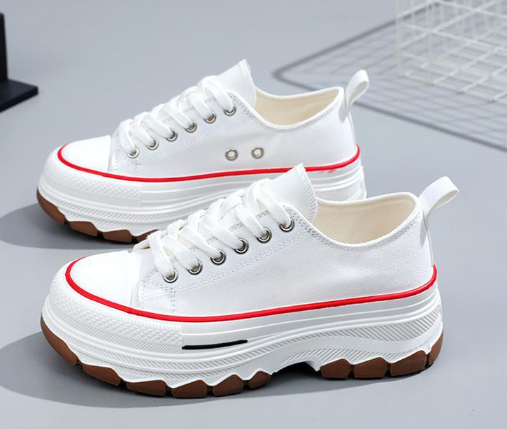 Modische, lässige Low-Top-Canvas-Schuhe für Damen_voghion.com