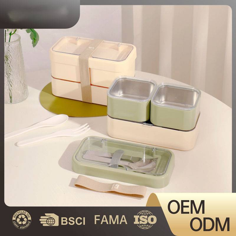 Lunch box in acciaio inossidabile 304, riscaldamento a microonde, grande scomparto per il pranzo per studenti, lunch box portatile_voghion.com