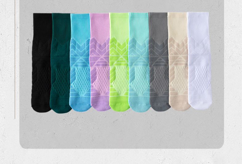 Nowe męskie skarpetki sportowe z dołem ręcznika, prawdziwe skarpetki do koszykówki_voghion.com