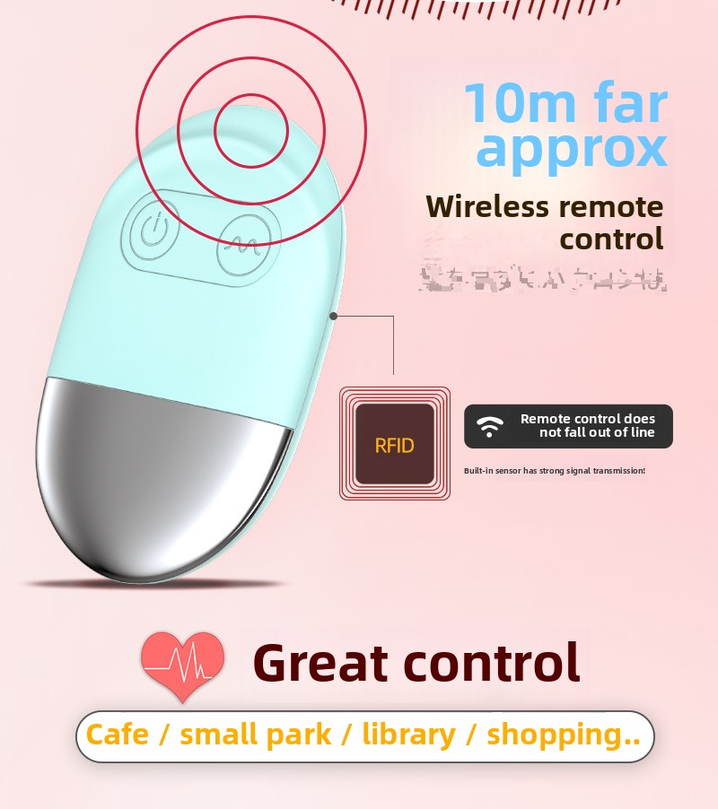 Gladiator Jumping Egg Wireless Remote Control 10-frequency Vibration Wearing Vibrator Female Masturbator Adult Fun_voghion.com