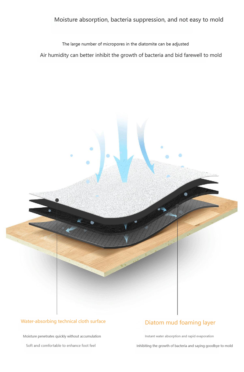 Bathroom Floor Mats Diatom Mud Strong Water Absorption Quick Drying Bathroom Door Mats Toilet Non Slip Door Mats Splash Proof Carpet_voghion.com