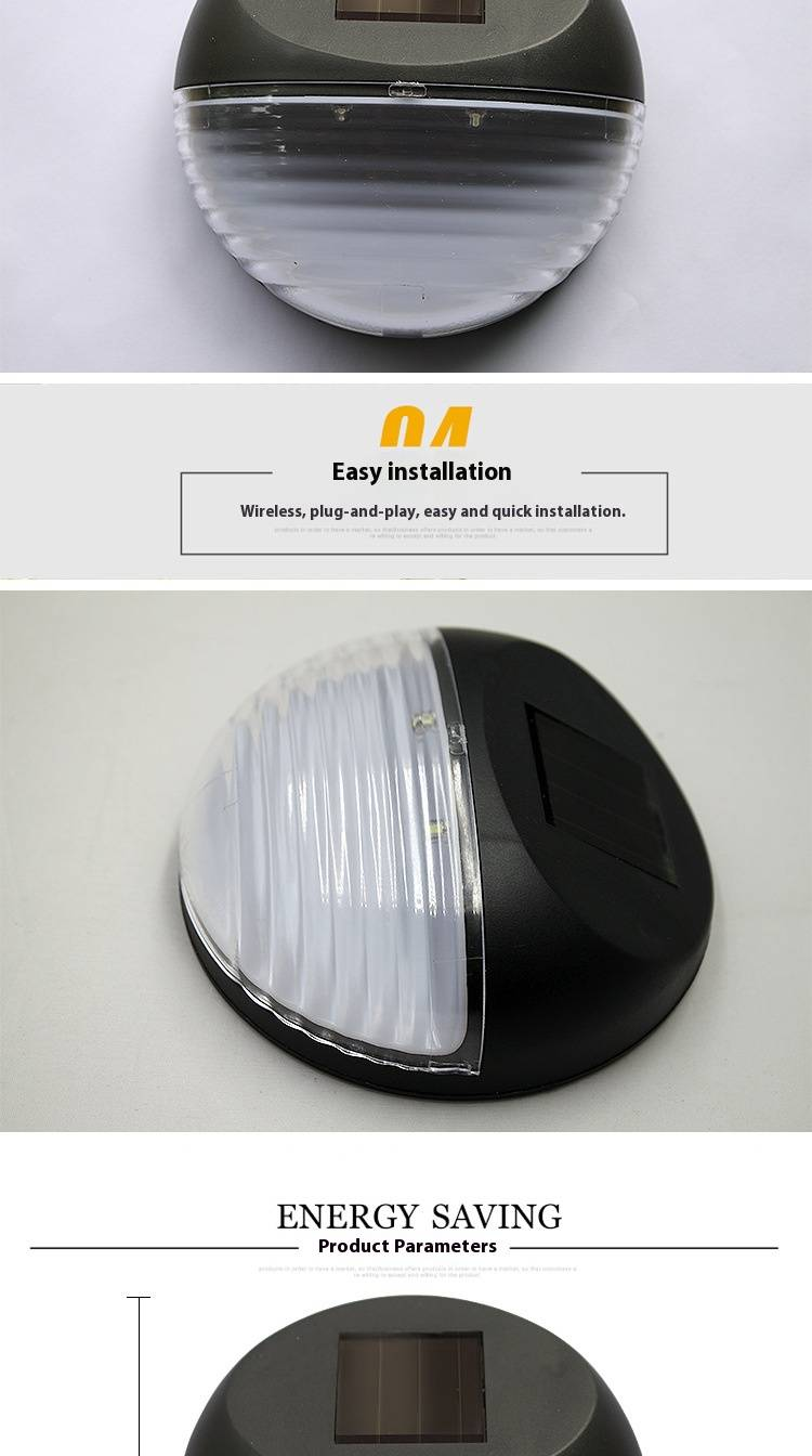 Luminárias de parede solares para áreas externas, à prova d'água, 2 LEDs, para decoração de jardim, cerca, pátio, classificação IP65, iluminação automática de 6 a 12 horas, branco quente, estilo rústico_voghion.com