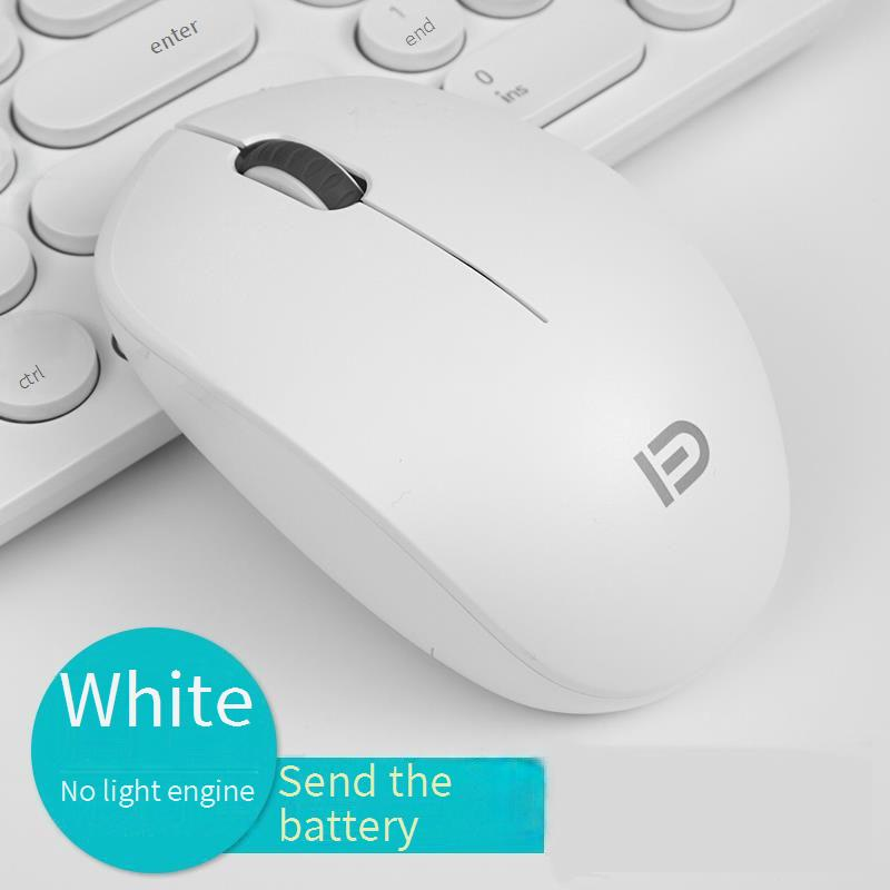 Fude I210 Wireless Silent Mouse - Mini Ergonomic Design, Smooth Gliding, 3 Adjustable DPI (1000/1600/2400), Plug & Play For Laptop/PC_voghion.com