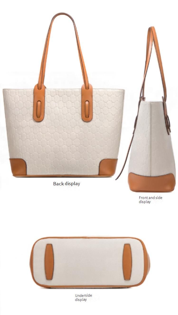 Elegante borsa tote vintage da donna - spaziosa borsa a tracolla in pelle PU con stampa floreale e scomparti multipli_voghion.com