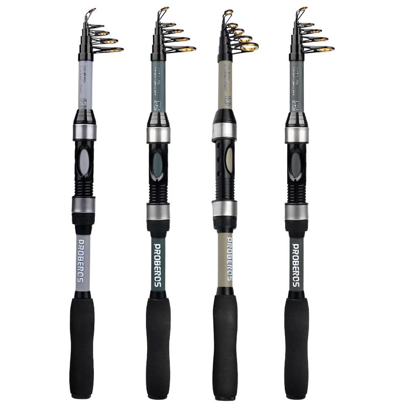 Canne à pêche ultra-courte pour lancer de leurres en mer, petite, portable, 6 sections_voghion.com