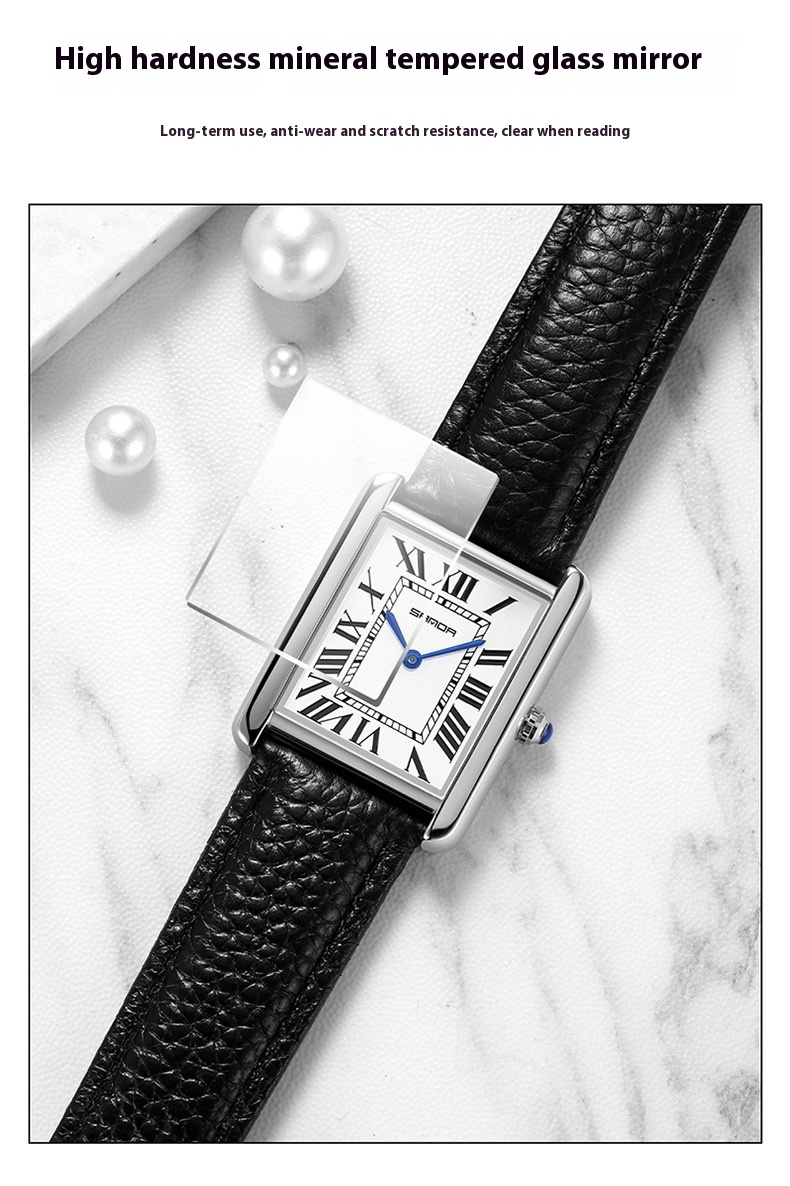 Curea pătrată la modă, cu cataramă fluture cu model de tanc roman, impermeabilă, minimalistă, pentru bărbați și femei_voghion.com