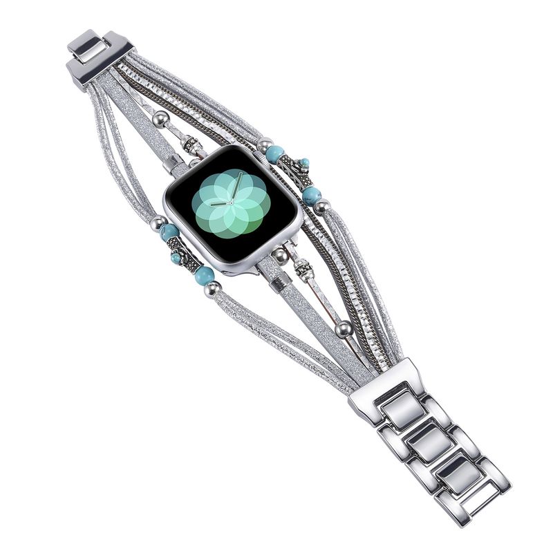 Correa de reloj de joyería para iWatch Ultra 2 Se 9/8/7/6/5 Correa de reloj de pulsera de moda 42/44/45/49 mm 38/40/41 mm_voghion.com