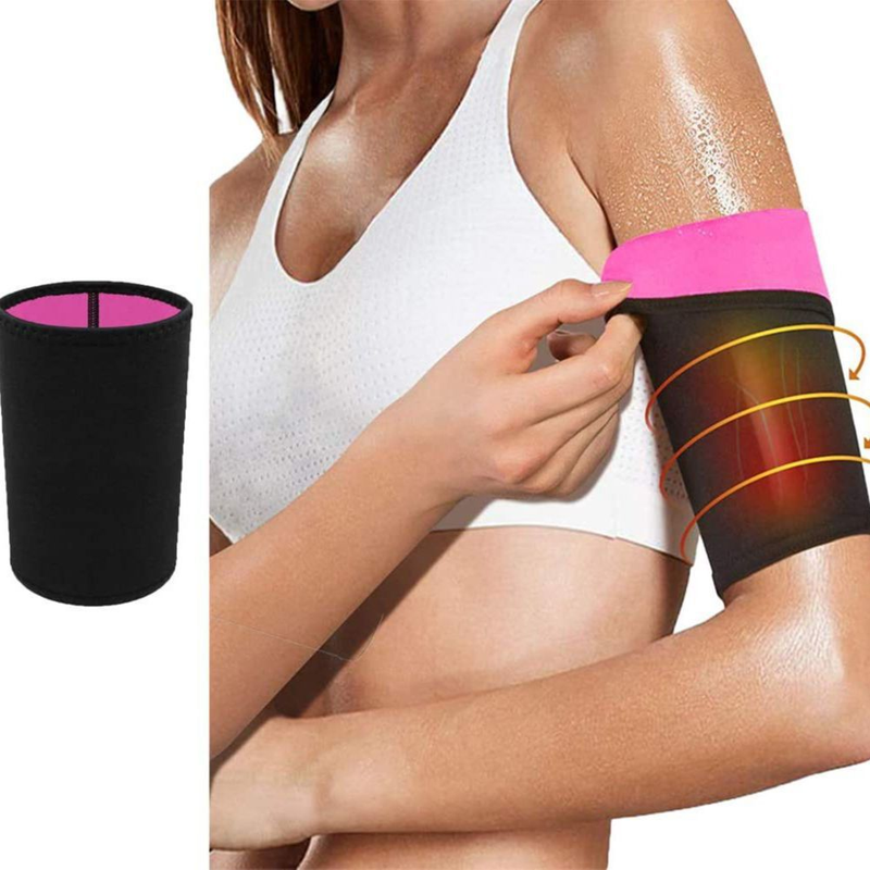 Armbinden Damen Fitness Gummi Schweiß Arm Ärmel Yoga Sport Handschuhe Körperformung Hand Arm Ärmel_voghion.com