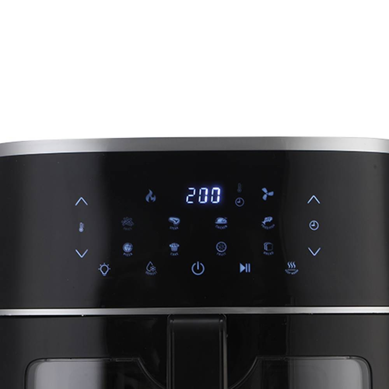 Upany 10-in-1-Heißluftfritteuse, 6,5 l, 360°-Hochgeschwindigkeits-Luftzirkulation, ölfrei und gesünder, großer Touchscreen, einfach und leicht zu bedienen_voghion.com